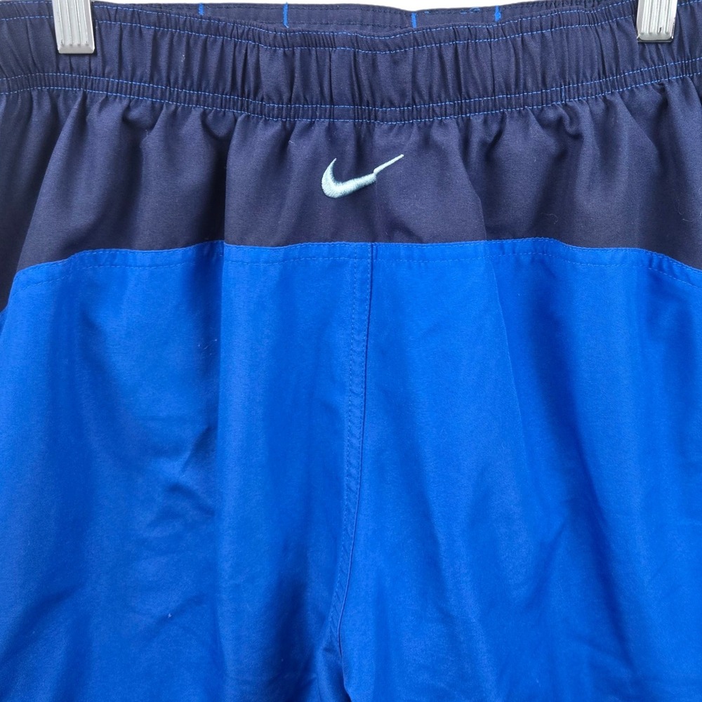 Nike Mens Blue Athletic Swim Shorts Polyester Mesh Lined Size M - Picture 10 of 10